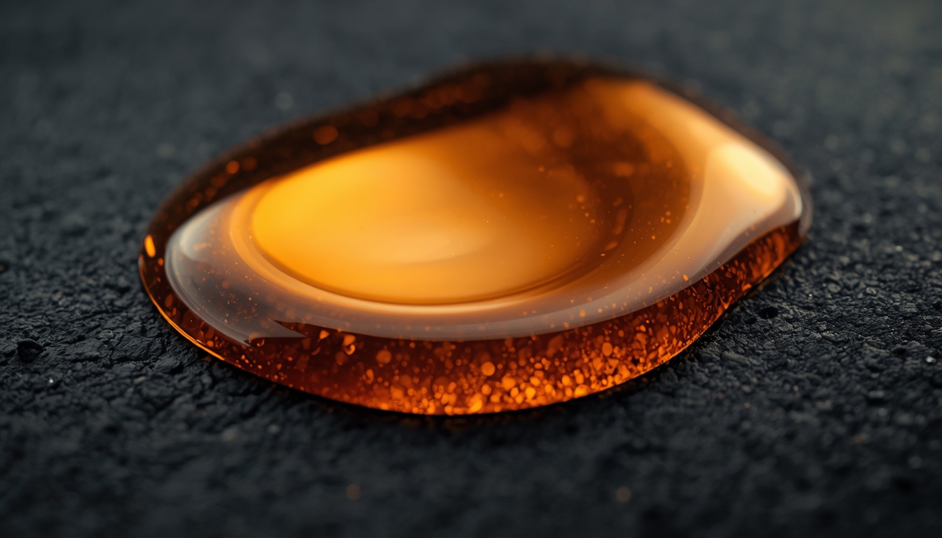 Abstract liquid metal surface reflecting warm amber light representing security infrastructure